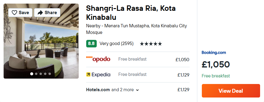 Shangri-La Rasa Ria, Kota Kinabalu
