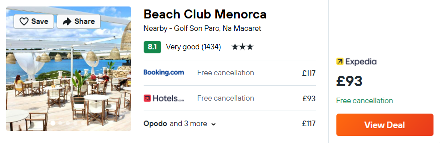 Beach Club Menorca