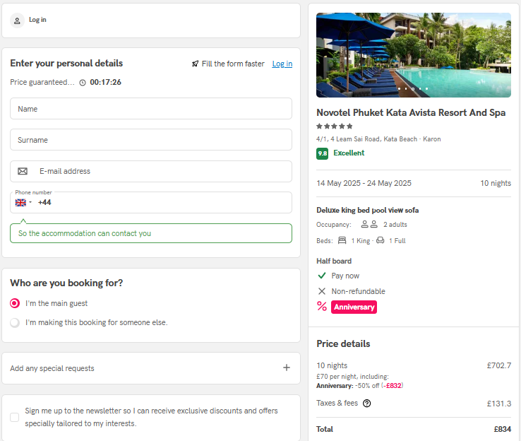 Novotel Phuket Kata Avista Resort And Spa