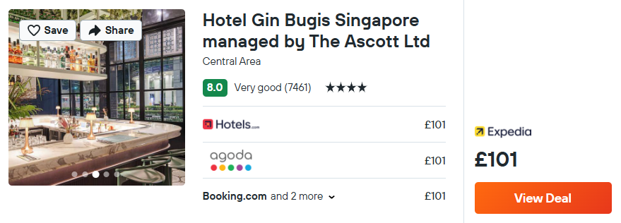 Hotel Gin Bugis Singapore
