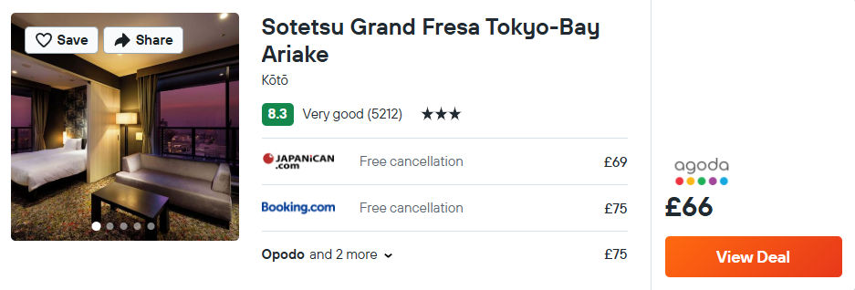 Sotetsu Grand Fresa Tokyo-Bay Ariake