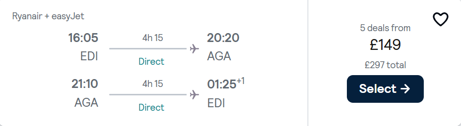 cheap flights to Morocco