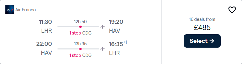 cheap flights to Cuba