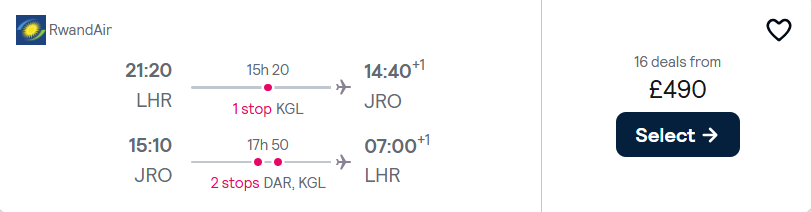 cheap flights to Tanzania