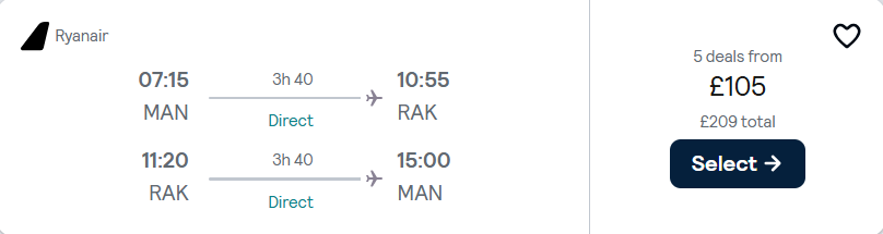 cheap flights to Morocco