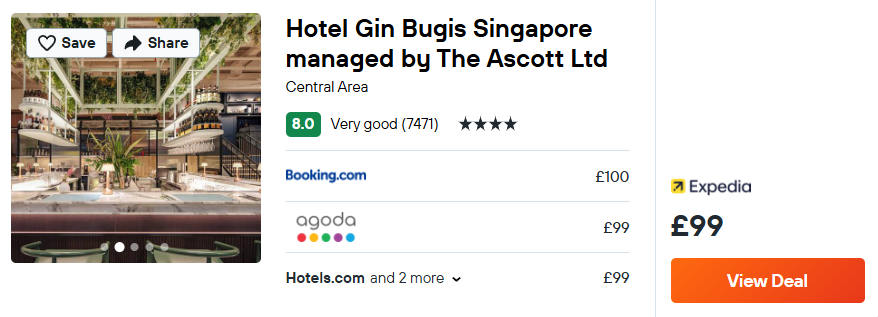 Hotel Gin Bugis Singapore managed by The Ascott Ltd