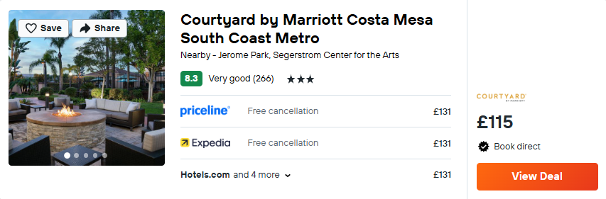 Courtyard by Marriott Costa Mesa South Coast Metro