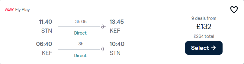 cheap flights to Iceland