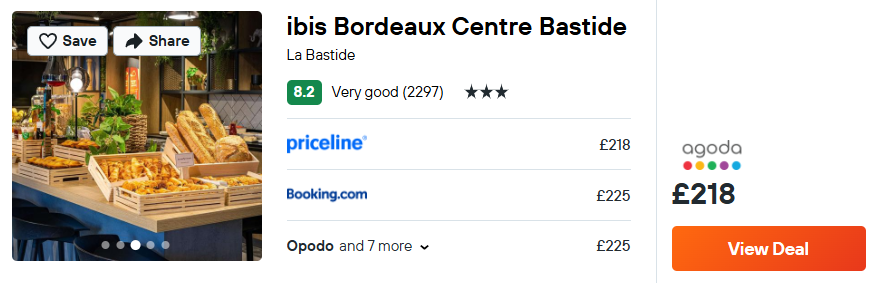 ibis Bordeaux Centre Bastide