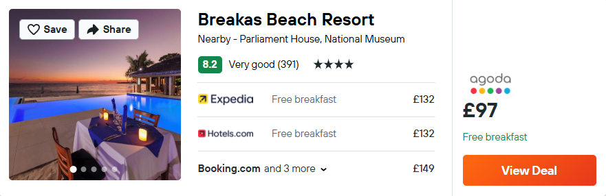 Breakas Beach Resort
