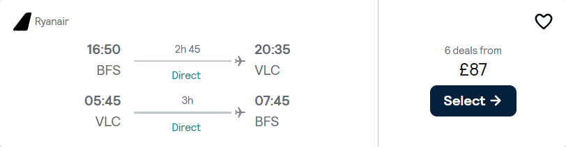 cheap flights to Spain