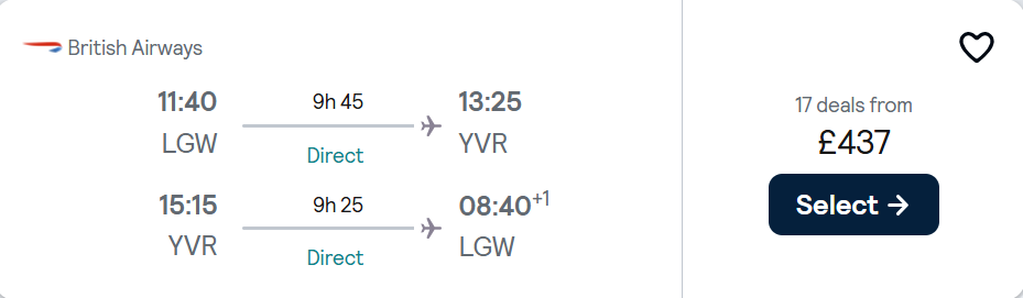 cheap flights to Canada