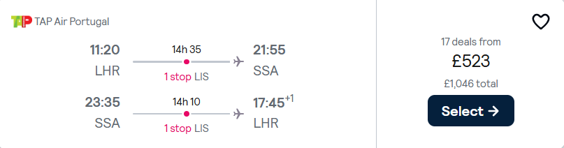 cheap flights to Brazil
