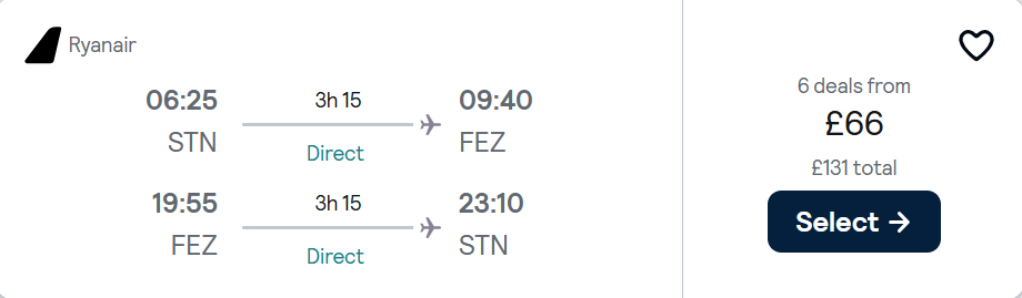cheap flights to Morocco