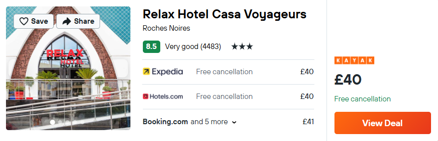 Relax Hotel Casa Voyageurs