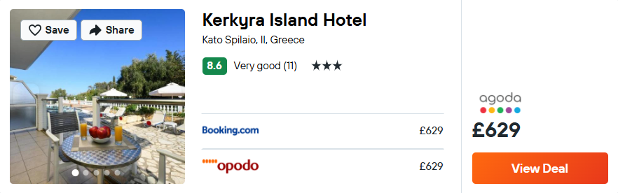 Kerkyra Island Hotel