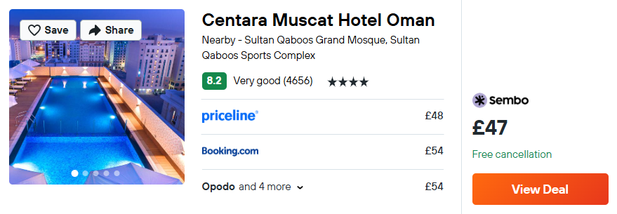 Centara Muscat Hotel Oman