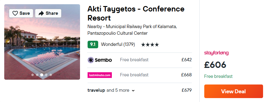 Akti Taygetos - Conference Resort
