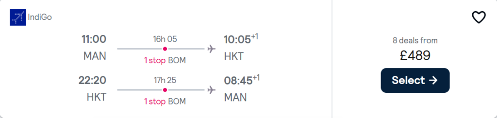 cheap flights to Thailand