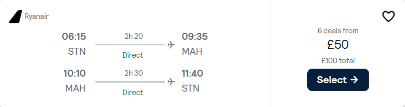cheap flights to Spain