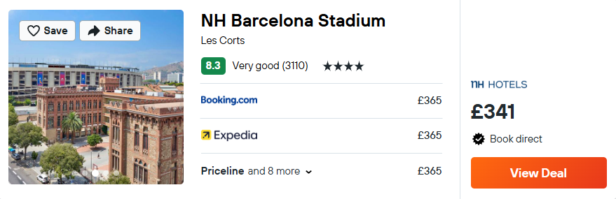 NH Barcelona Stadium