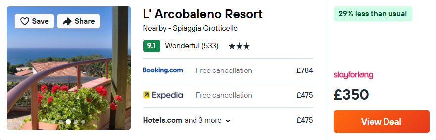 L' Arcobaleno Resort