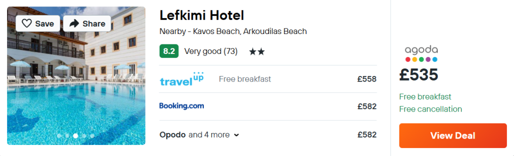 Lefkimi Hotel