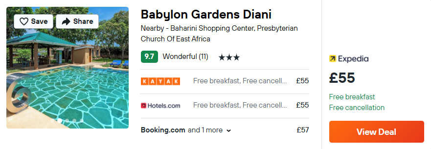 Babylon Gardens Diani