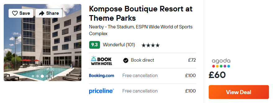 Kompose Boutique Resort at Theme Parks