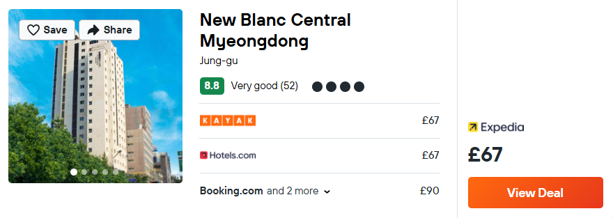 New Blanc Central Myeongdong