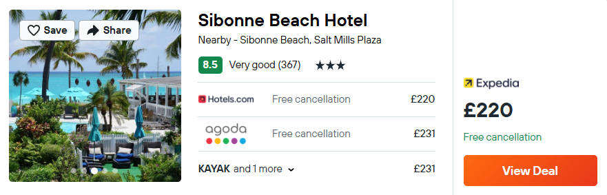 Sibonne Beach Hotel