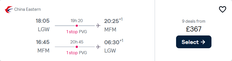cheap flights to China