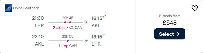 cheap flights to New Zealand