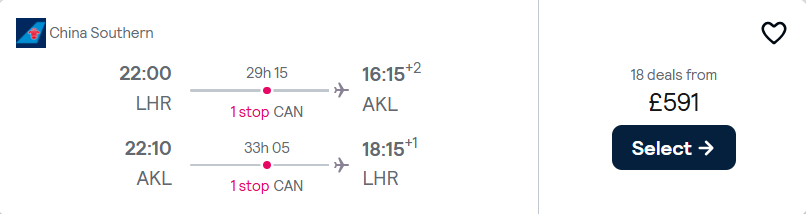cheap flights to New Zealand