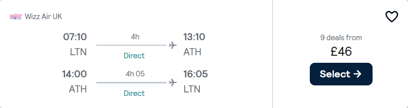 cheap flights to Greece