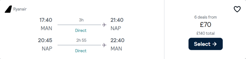 cheap flights to Italy