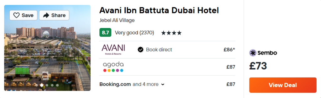 Avani Ibn Battuta Dubai Hotel