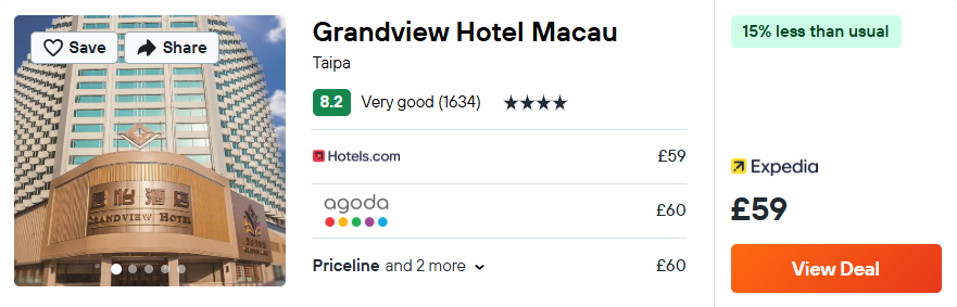 Grandview Hotel Macau