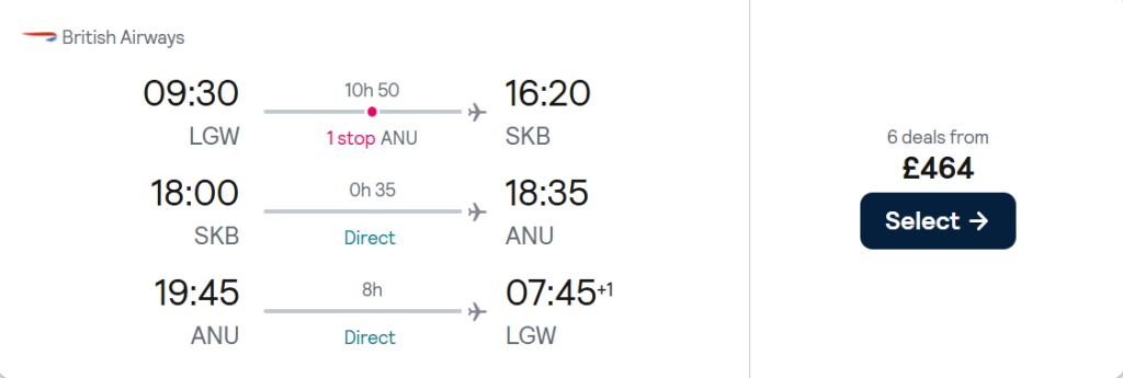 cheap flights to Saint Kitts and Nevis