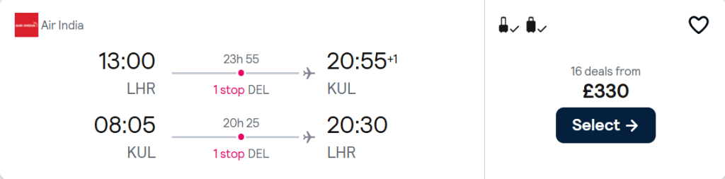 cheap flights to Malaysia