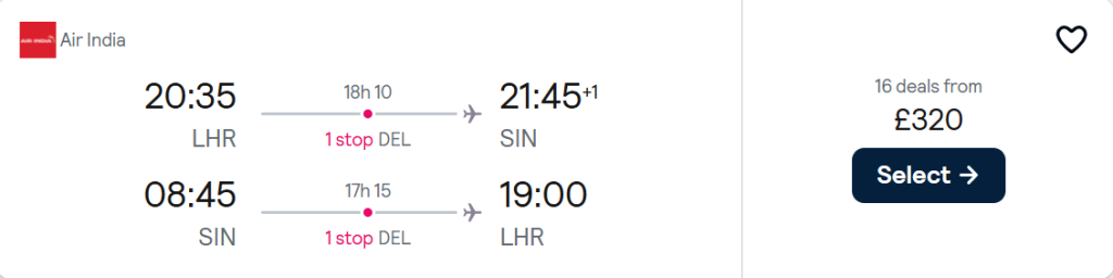 cheap flights to Singapore