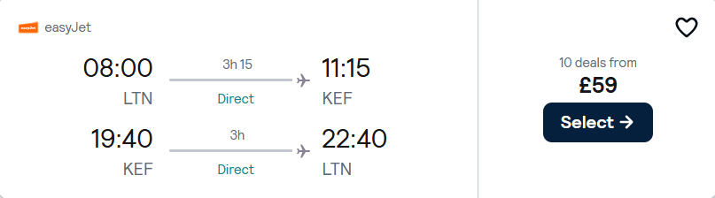 cheap flights to Iceland