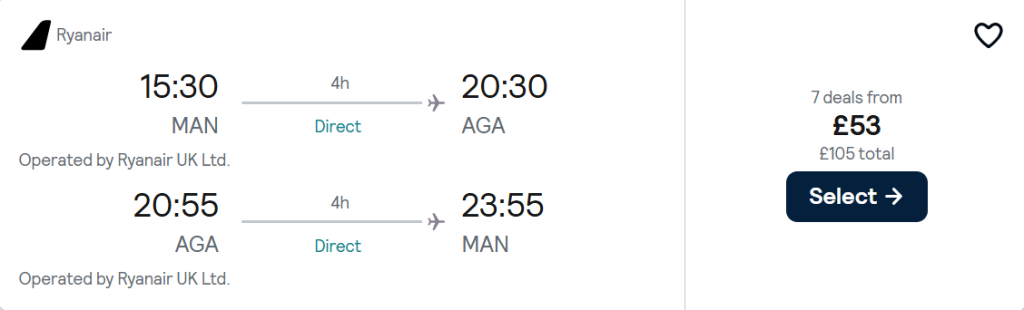 cheap flights to Morocco