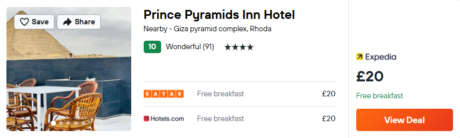Prince Pyramids Inn Hotel