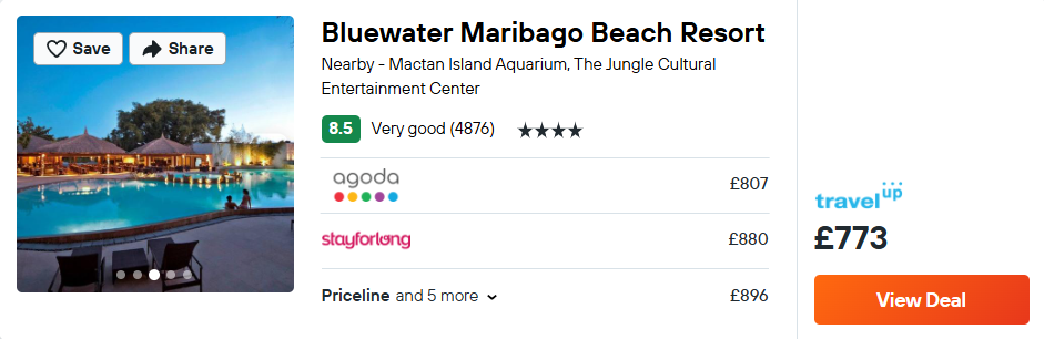 Bluewater Maribago Beach Resort