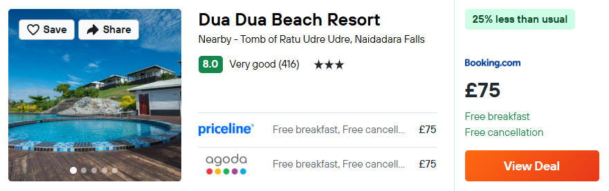Dua Dua Beach Resort