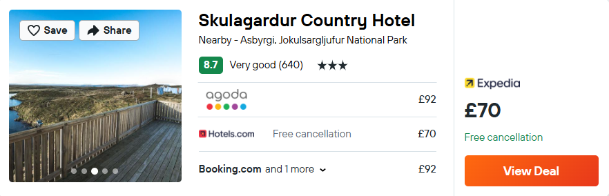 Skulagardur Country Hotel