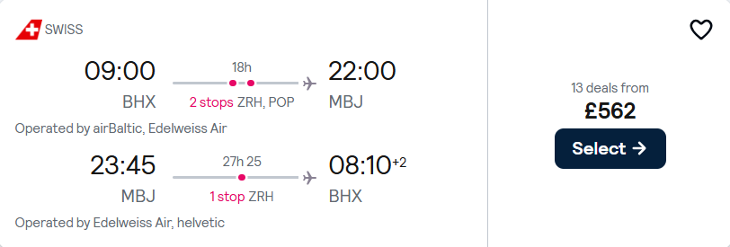 cheap flights to Jamaica
