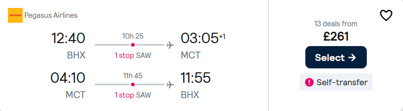 cheap flights to Oman