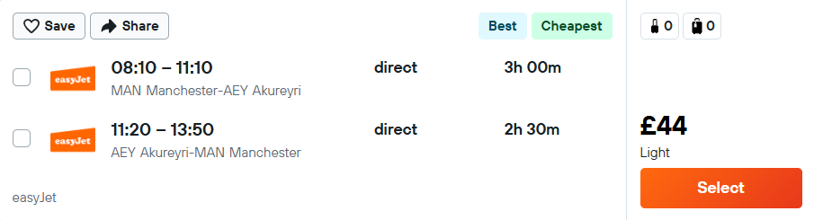 cheap flights to Iceland